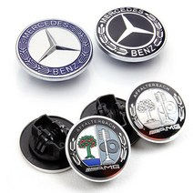 벤츠 본넷 후드 엠블럼 W204 W205 W213 W212, (04)55mm original matte black