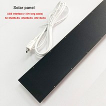 스마트 자동커튼 배터리 충전식 관형 모터 용 DC1288H USB 케이블 태양 전지 패널 dm25lei dm15leo 롤러 블, 01 DC1288H solar panel