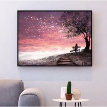 별이 빛나는 하늘 (라운드 2.8mm 3D 40cmX50cm), 라운드(40cm×50cm)