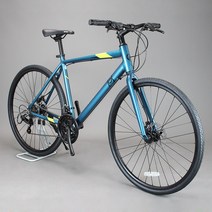 오투휠스 HMD7 입문용 하이브리드 자전거 21단 700C, 블루라임 - 510, 98프로 조립-택배배송