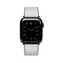 알피나 애플워치 8 7 6 5 4 SE 갤럭시 워치 5 4 프로 클래식 액티브 2 3 호환 솔트레지 가죽 스트랩 방수 밴드 시계줄, 스노우 화이트