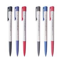제노 Breeze 브리즈 볼펜 0.7mm 1.0mm 1타12입, 1.0 레드
