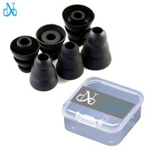 소니 wf 1000xm4 이어팁 beats fit pro용 소프트 sony wf-c500 wf-1000xm4 wf-1000xm3 3개의 플랜지 소음 감소(충전 케이스에 맞지, 검은색