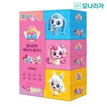모나리자 캐치! 티니핑 미니 미용티슈 230매 6입 천연펄프, 1팩, 6개입