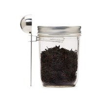 미국발송 Jarware 감귤 쥬스 착즙 뚜껑 스테인리스 스틸 넓은 입구 메탈릭, Stainless Steel Wide Mouth
