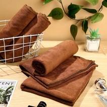 Newwiee 72팩 표백제 방지 타월 벌크 살롱 헤어 극세사 타월 45.7 .. 정품보장, Brown
