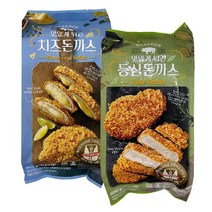 피코크 맛있게 튀긴 치즈돈까스600g+등심돈까스600g