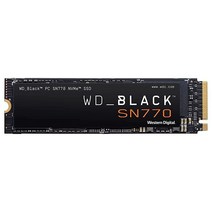 WD_BLACK 1TB SN770 NVMe 인터널 게이밍 SSD 솔리드 스테이트 드라이브 - Gen4 PCIe M.2 2280 최대 5 150 MB/s - WDS100T3X0E