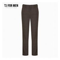 (T.I FOR MEN) 시가렛핏 울 블랜디드 글렌체크 슬랙스(M186MPT207M)