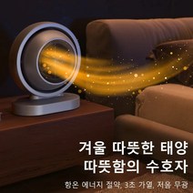 무시동히터 이동식 캠핑용 휴대용 전기 팬 히터 가정용 속도 열풍기 책상 에어 워머 라디에이터, [02] EU, [02] YELLOW