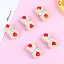 편의점온장고 푸드쇼케이스 1:12 스케일 인형집 미니어처 음식 베이커리 숍 케이크 디스플레이 카운터 캐, 08 as picture