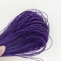 헤세드 국내제작) 나일론 비즈끈 매듭실 매듭끈 고밀도가공 (2야드-180cm), 인디고퍼플
