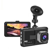 차량 블랙박스 채널 1 2 후방 카메라3인치 풀 HD 자동차 DVR 대시 카메라 렌즈 자동차-백미러 Dvr-캠 나이, 한개옵션0