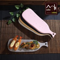 sioncompany_소야도자기 여주 이천 소야 나예 손잡이고우래 접시 소야식기 도자기찬기 요리접시 생선접시 사각접시--SC, ♥밀크화이트