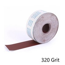 천사포 사포지 샌딩기 원형사포 연마 사포 그릿 에머리 천 롤 연삭 도구 금속 가공 dremel 목공 연마 도구, 320