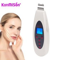 Konmison-초음파 스킨 스크러버 클렌저 페이스 클렌징 여드름 제거 마사지기 초음파 필링 클린 톤 리프트, UK plug, CHINA