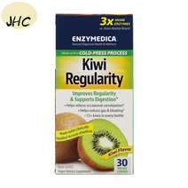 JHC[미국직구/구매대행] 엔자이메디카 악타니딘 키위 효소 레귤레러티 키위맛 30 릴리프 츄 1병, 1개, 30개