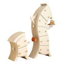 인테리어 서랍장 로봇 곡선 5단 원목 서랍장 수납, 오리지널 컬러 5단