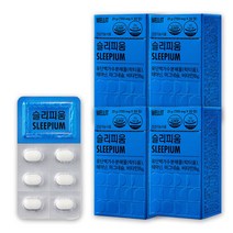 웰릿 슬리피움 락티움 L 테아닌 스트레스로 인한 긴장 완화에 도움 수면 질 개선, 4개, 30정