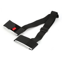 나일론 스키 가방 조절식 폴 숄더 핸드 캐리어 래쉬 핸들 스트랩 포터 후크 루프 스키 스노우 보드용 보호, 01 Black