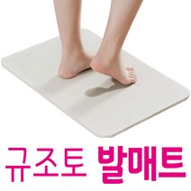 규조토 발매트 욕실 화장실 주방 매트 패드 발판 습기제거 물기제거 향균 건조 물세척 흡수 신혼 집들이 선물, 대형(60x39cm), 그린