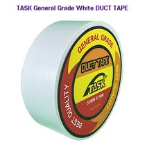 테스크 수출용 국산 덕트테이프(DUCT TAPE) 50MM X 50M 일반형 WHITE, 1개
