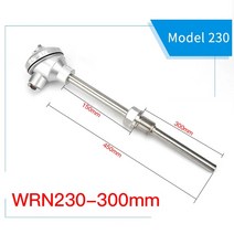 온도계측기 K타입 온도 센서 WRN-130 / 230 프로브 송신기 기갑 스테인레스 스틸 방폭 백금 RTD 열전대, 한개옵션1, 06 WRN230-300mm