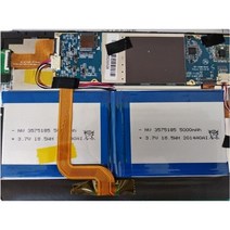 업그레이드 보조 새로운 3575185 5 라인 배터리 교체 Onda V891W V891W-OI104 단일 시스템 듀얼 태블릿 PC, 02 Two cells