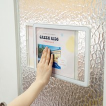 부착용꽂이판 아크릴 안내판 A4 슬라이드 포켓 POP 투명 꽂이 메뉴판, A3 흰색(7783)