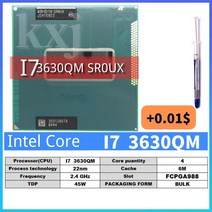 코어 i7 3520M i7 3540M i7 3610QM i7 3612QM i7 3630QM i7 3632QM i7 3720QM 3740QM 3820QM 3840QM 3920XM, 06 I7 3630QM SR0UX
