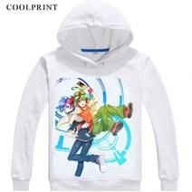 [해외] FUJIKI YUUSAKU MENS 후드 YUGIOH VRAINS 드래곤 방화벽 FAIYA WOURU 스웨트 STREETWEAR ANIME HOODIE 프린트 긴 후드, 하늘색 XL