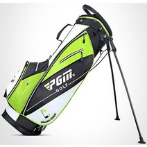 PGM 14 포켓 내구 기능성 남성 여성 스탠드 골프캐디백, 그린