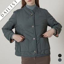 인디안 [데일리스트] 전판 레터링자수 패딩 MDBKAYW9141