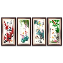 블링블링 DIY 보석십자수세트 CH5D-M351 매란국죽, CH5D-M351 (매란국죽)