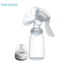 휴대용유축기 BPA프리 USB 충전식 실제 Bubee 수동 유축기 흡입 대형 모성 제품 착유 장치 풀아웃 수유 프, 01 WHITE
