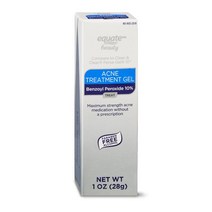 Equate 이퀘에이트 뷰티 10% 벤조일 퍼옥사이드 여드름 치료 젤 28g