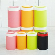 편리한 간편사용 압축휴지통 10L압축쓰레기통, 핑크