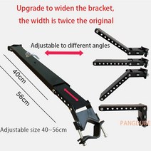 자전거트레일러 카고트레일러 키덜트 자전거 좌석 안전 앞 발 페달, 한개옵션0