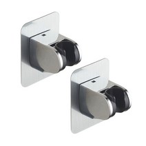 윈프라이스 접착식 각도조절 샤워기홀더, 2개입