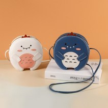 NICKKIM 닉킴 DIY 가방 만들기 미니백 크러스백 바느질 취미 가죽 가방 공예 캐릭터 DIY키트 공룡 가방, 진블루 아기공룡