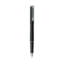 Sheaffer 쉐퍼 오 만년필 미디엄 펜촉(카트리지 포함) 니켈 도금 트림이 있는 거 검정색 마감(SH4540)