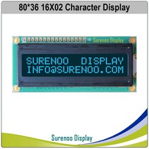 162 문자 LCD 모듈 디스플레이 화면 LCM FSTN 네거티브 블랙 배경에 빨간색 녹색 파란색 흰색 주황색 노란, slc1602a2-fnbpt