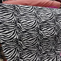 짜투리 땡 원단창고 011203 30수 지브라무늬 면소재 직기 원단 폭 약 160cm 패브릭원단 특가원단, 사진참고