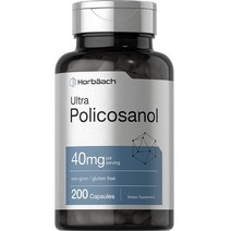 고용량 폴리코사놀 40mg 200캡슐 해외 직구 정품, 1병, 200정