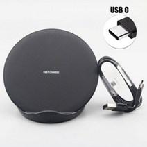 무선 멀티 고속 C타입 핸드폰 휴대폰 충전기 원래 삼성 QI 빠른 EP-N5100 갤럭시 S8 플러스 SM-G9500 S9 S10E S10 + S7 IPhone8 XR 아이폰 XS, add 1.2M cable
