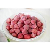 논산 냉동딸기 10kg 벌크 대용량 딸기 과일주스 업소용 사계절