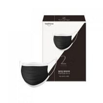 힐타임 투와이어 비말차단 마스크 블랙투톤, 400개, 1개입