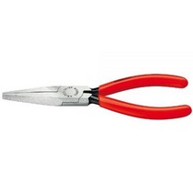 KNIPEX 공구 커터 없는 롱 노즈 플라이어 플랫 팁 3841190