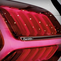 [가오] 더뉴 K9 페이스리프트 리어 테일 램프 포인트 몰딩 플레이트 가니쉬 커버 카본 라인, 카본_리어포인트