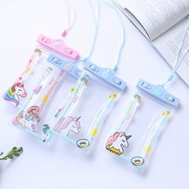 캐릭터 핸드폰 방수팩 스마트폰 에어 방수 케이스, 2_1.유니콘